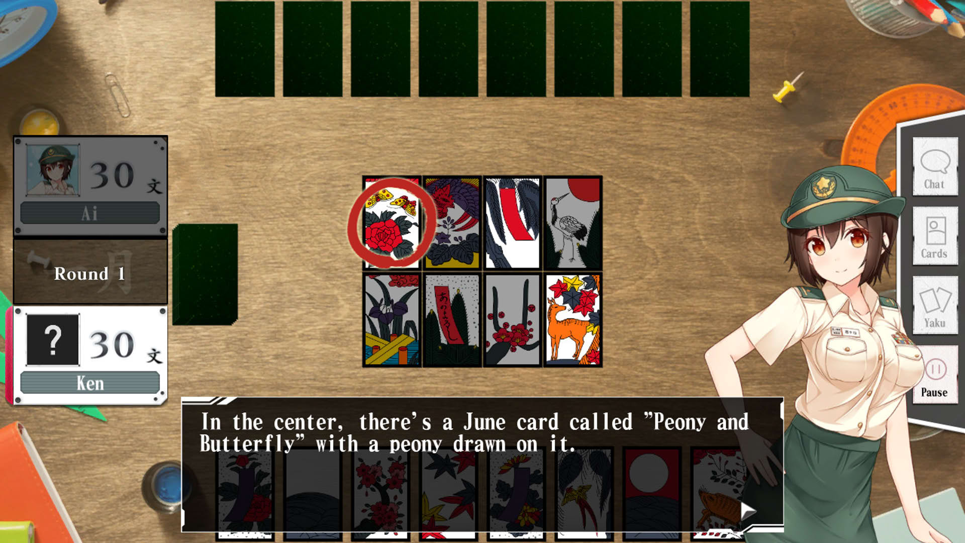 Screenshot for Bishoujo Battle Hanafuda Koi-Koi
