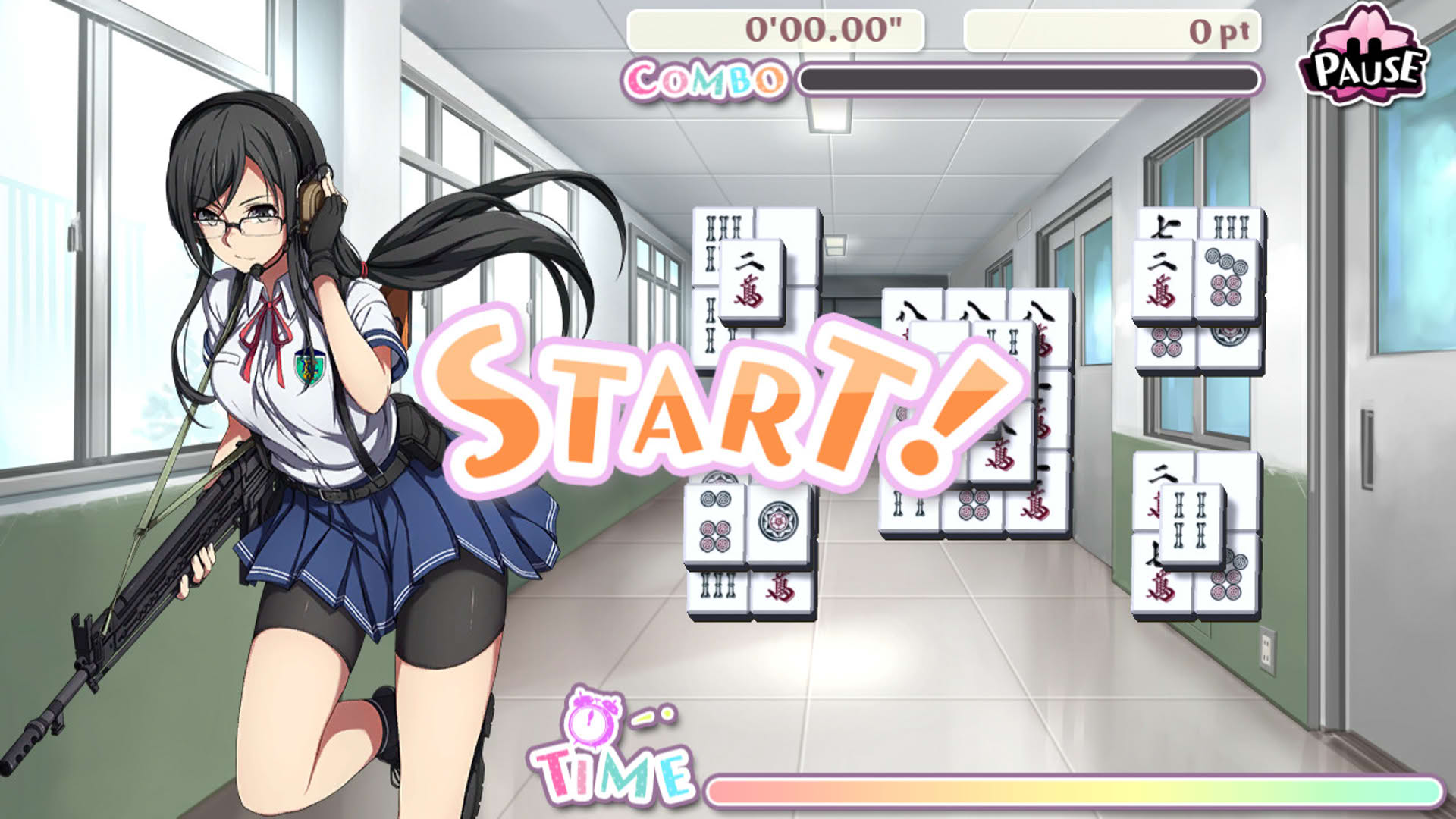 Screenshot for Bishoujo Battle Mahjong Solitaire
