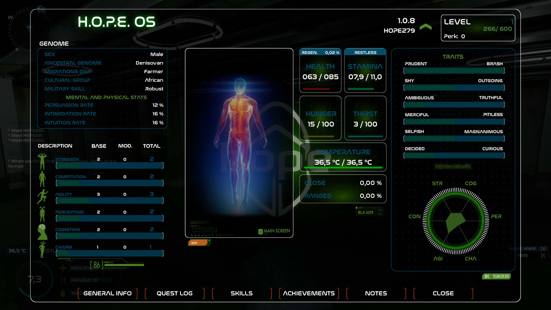 Screenshot for Beyond Mankind: The Awakening
