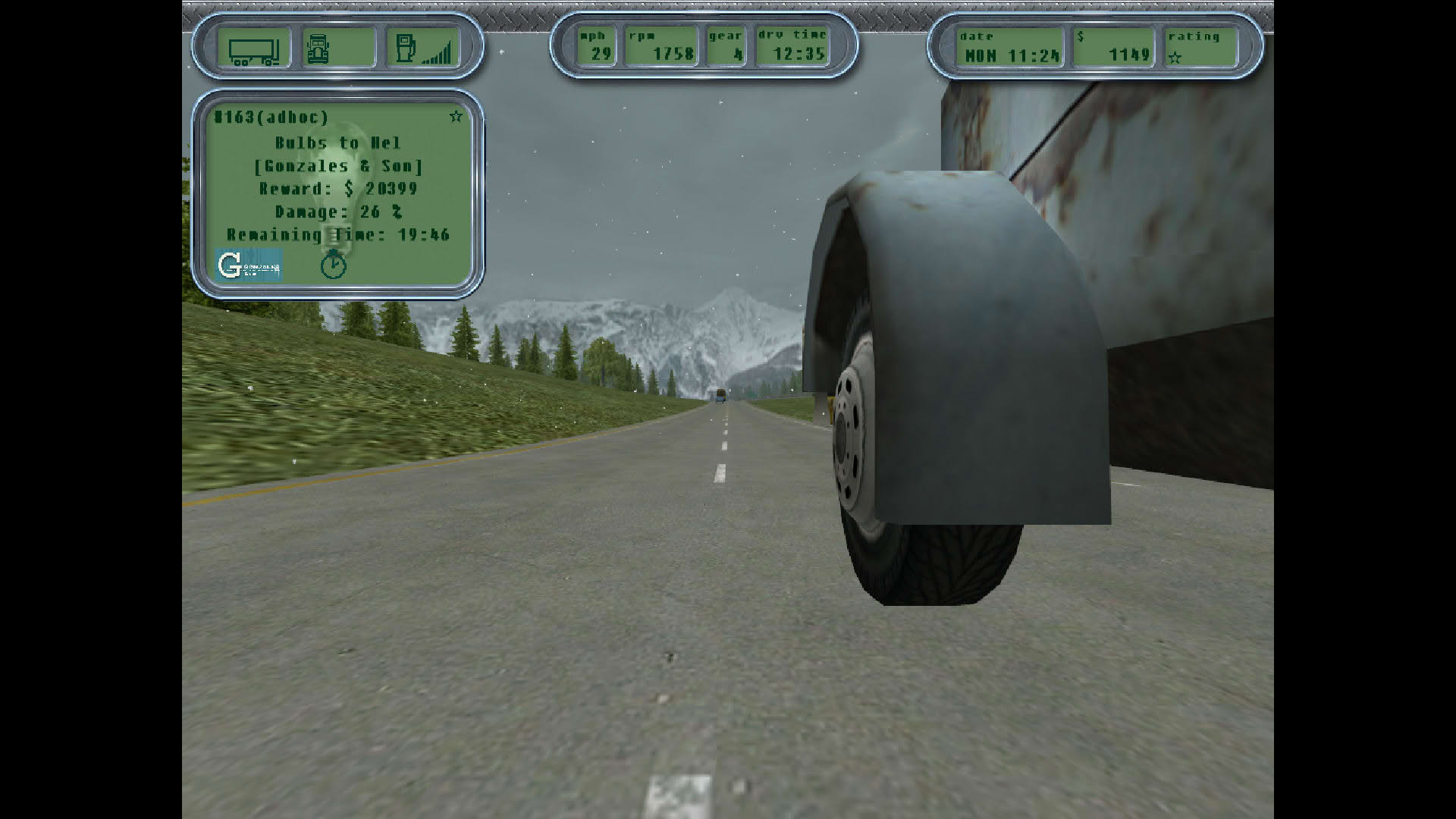 Screenshot for Hard Truck: 18 Wheels of Steel