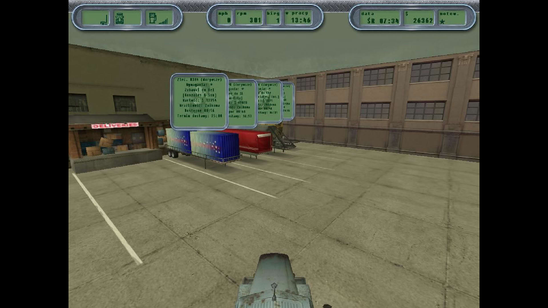 Screenshot for Hard Truck: 18 Wheels of Steel