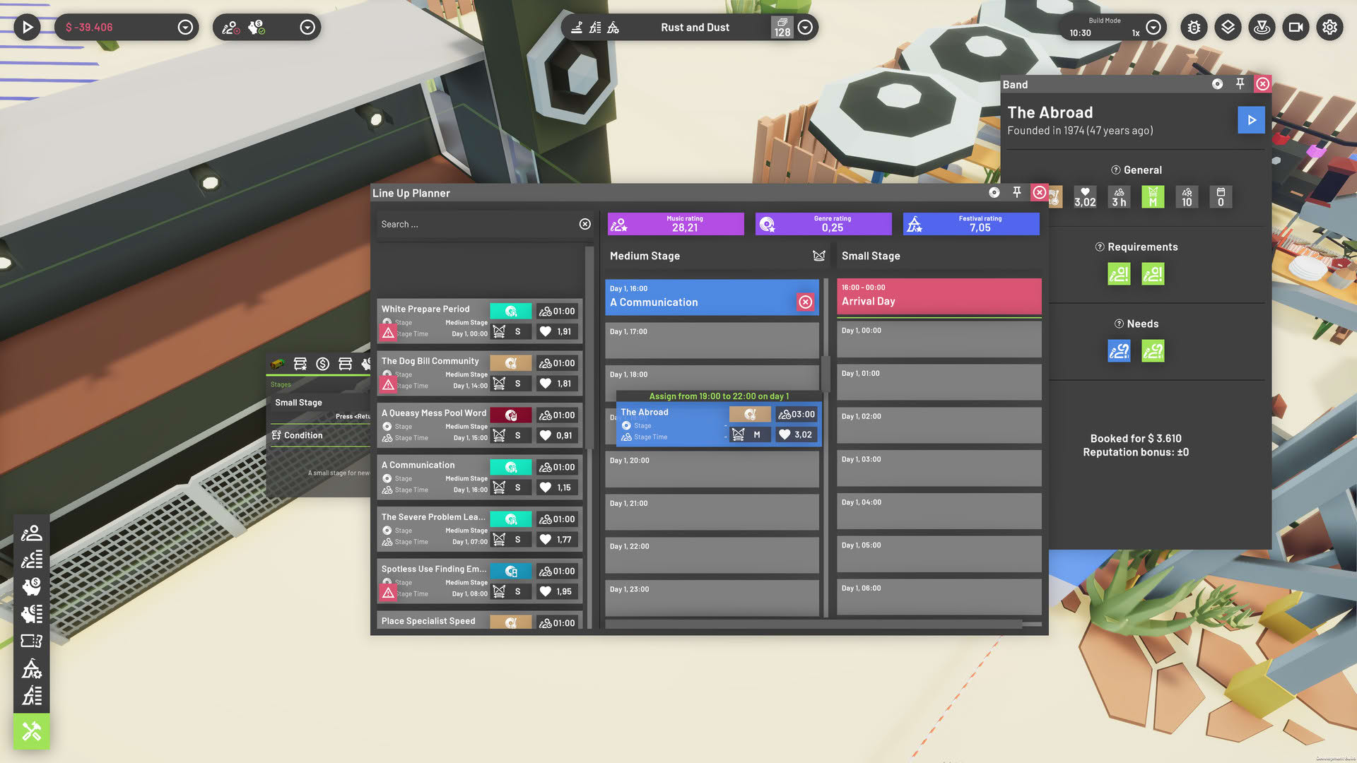 Screenshot for Festival Tycoon