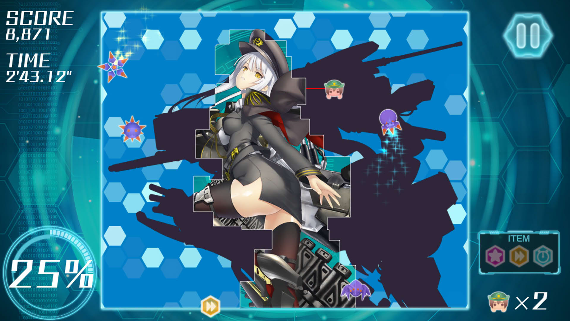 Screenshot for Bishoujo Battle Cyber Panic!