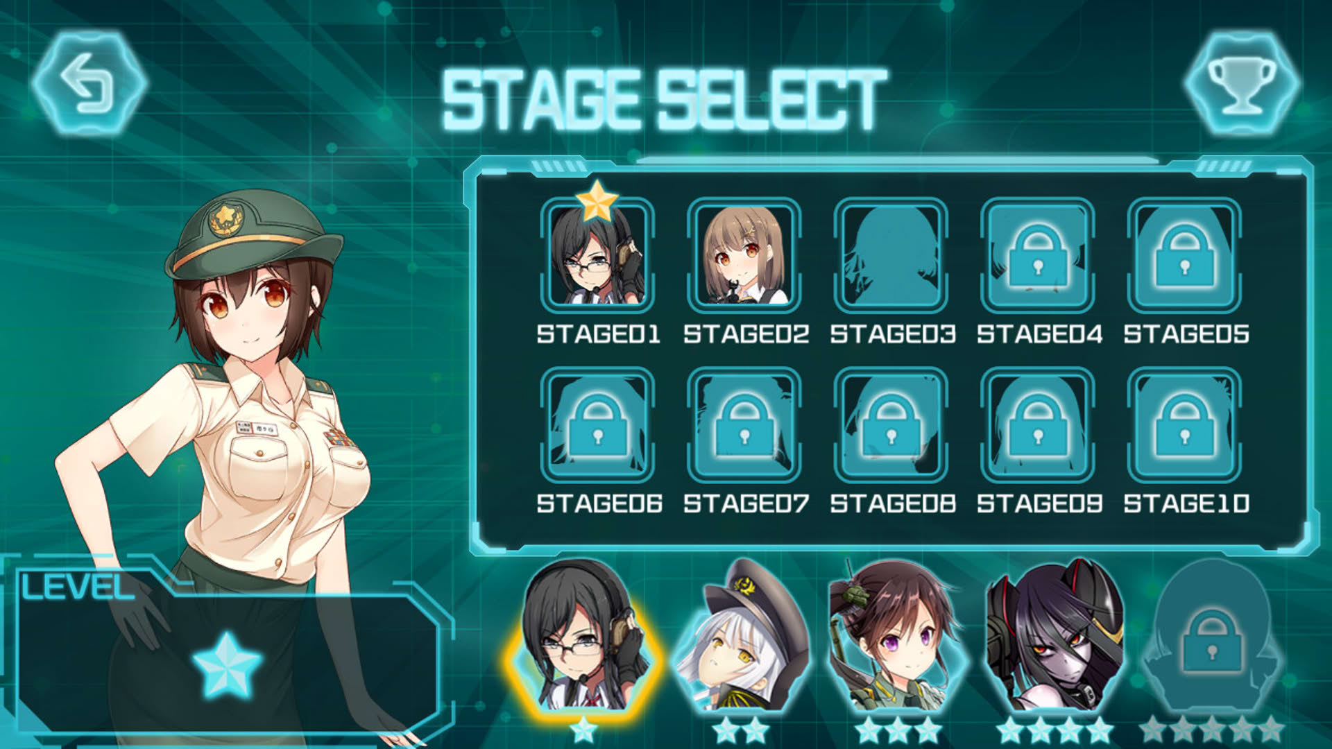 Screenshot for Bishoujo Battle Cyber Panic!