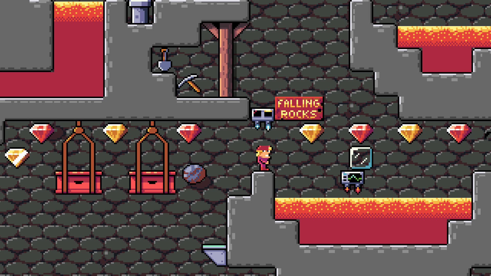 Screenshot for Crystal Caves HD