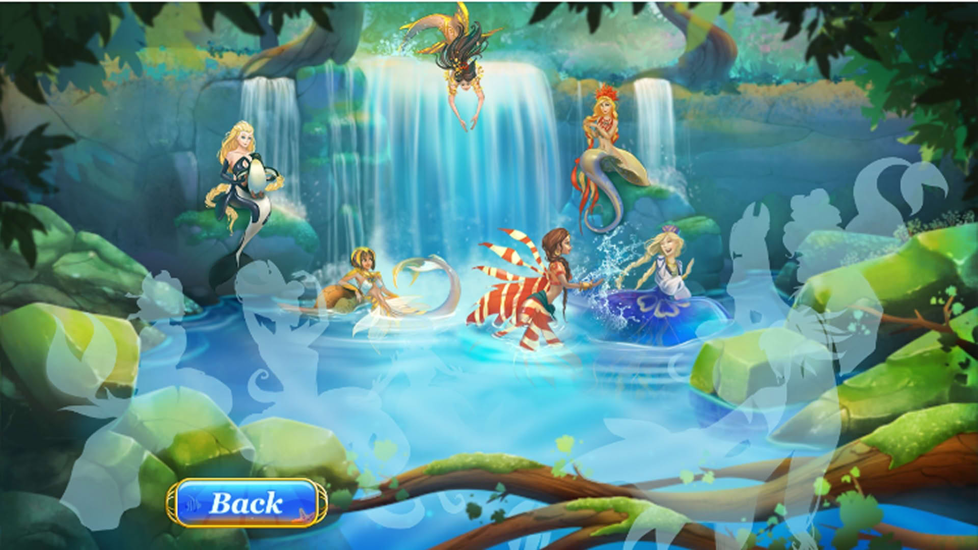 Screenshot for Maidens of the Ocean Solitaire