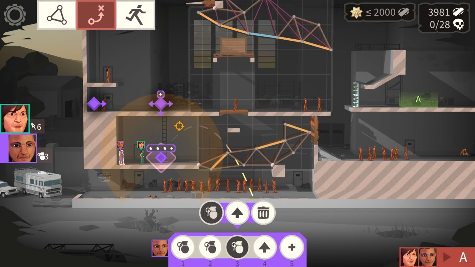 Screenshot for Bridge Constructor: The Walking Dead