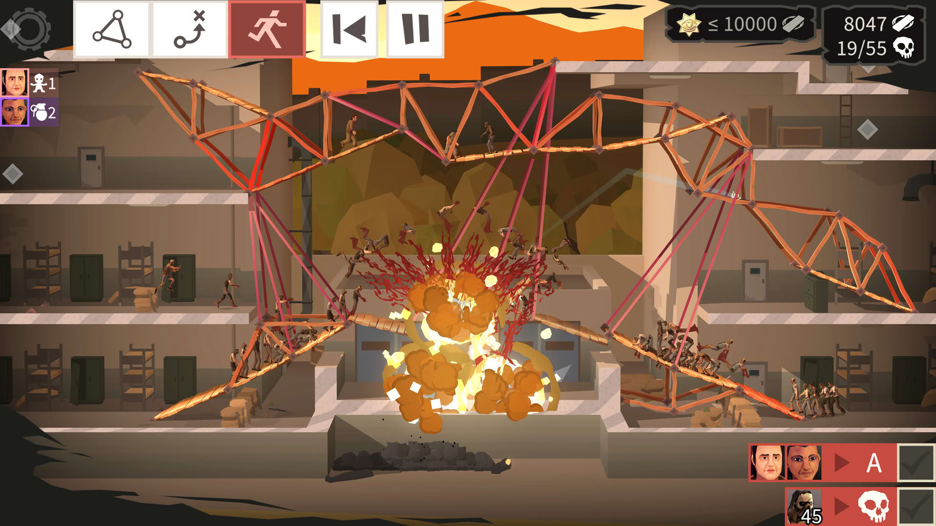 Screenshot for Bridge Constructor: The Walking Dead