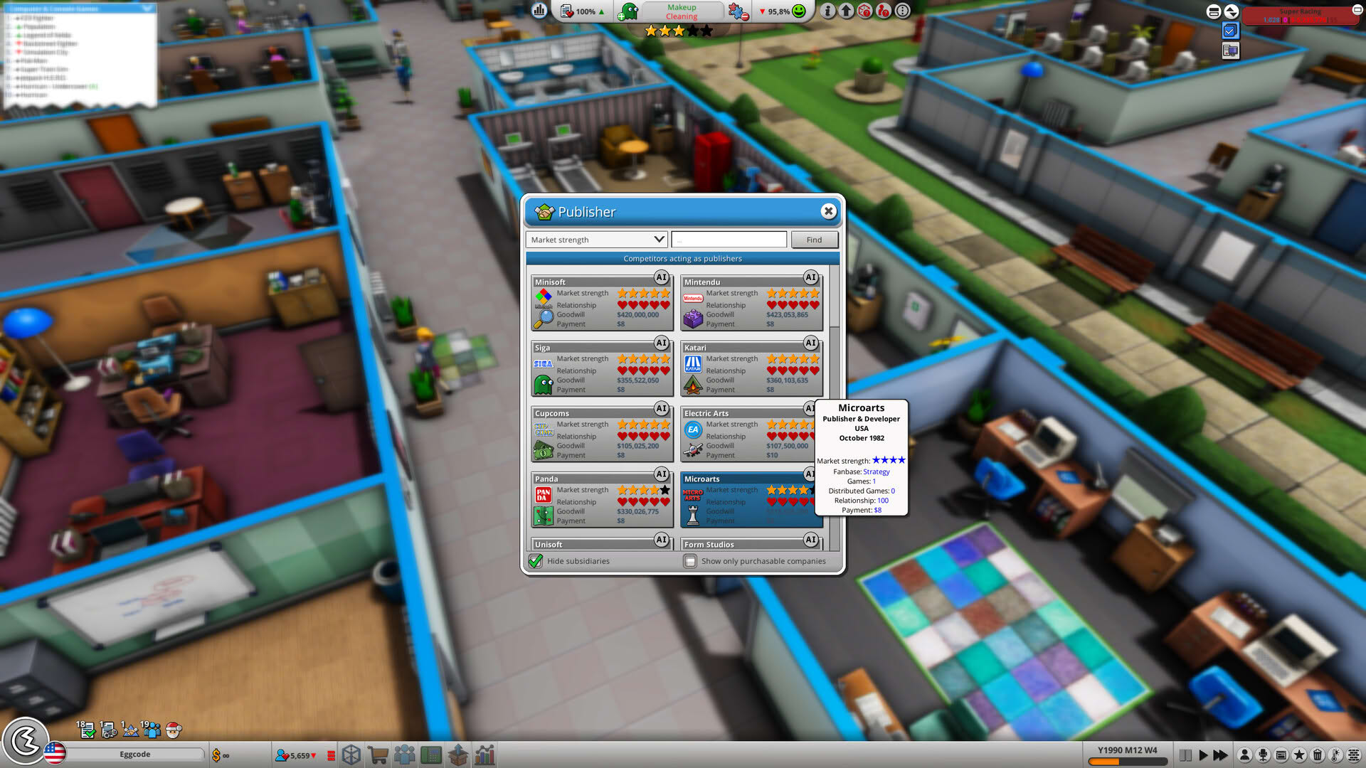 Screenshot for Mad Games Tycoon 2