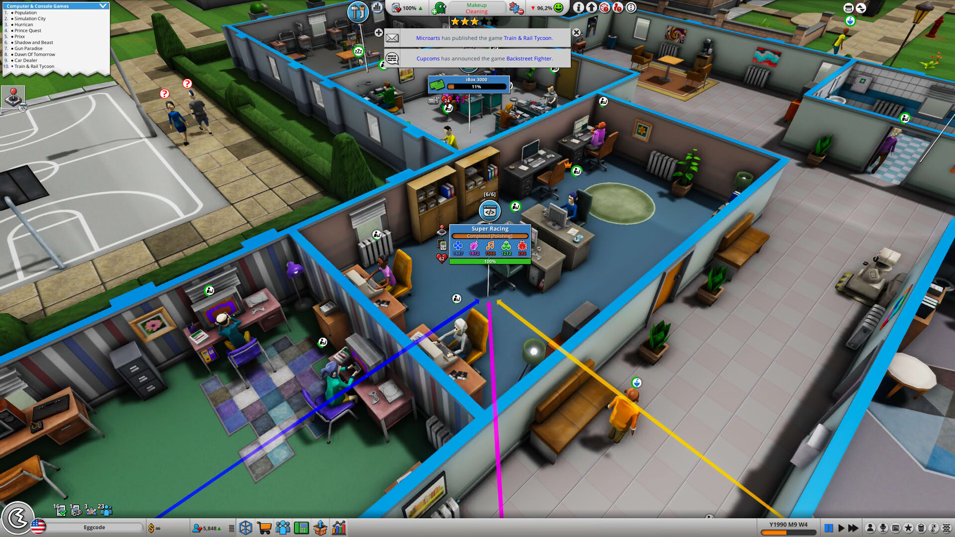 Screenshot for Mad Games Tycoon 2