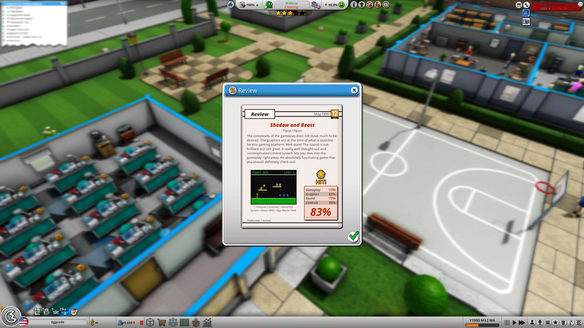 Screenshot for Mad Games Tycoon 2