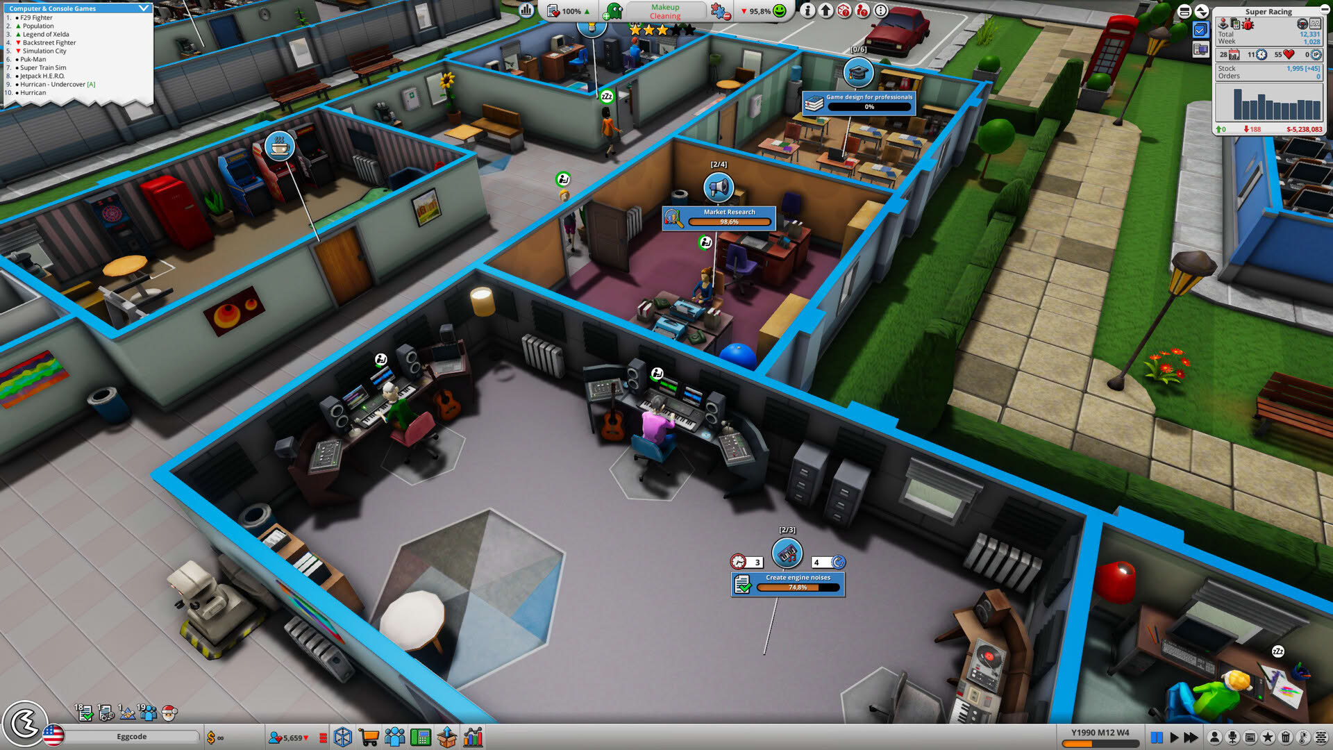 Screenshot for Mad Games Tycoon 2