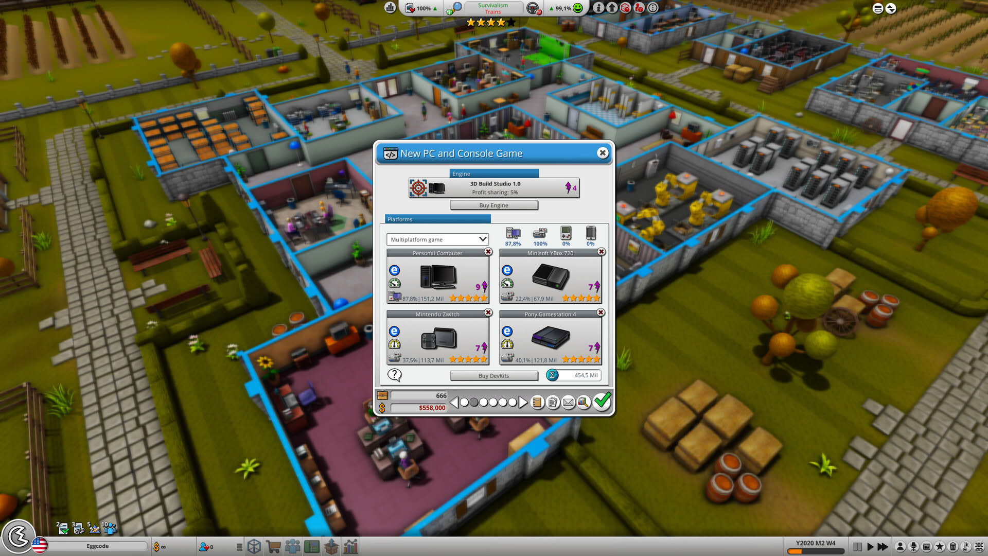 Screenshot for Mad Games Tycoon 2
