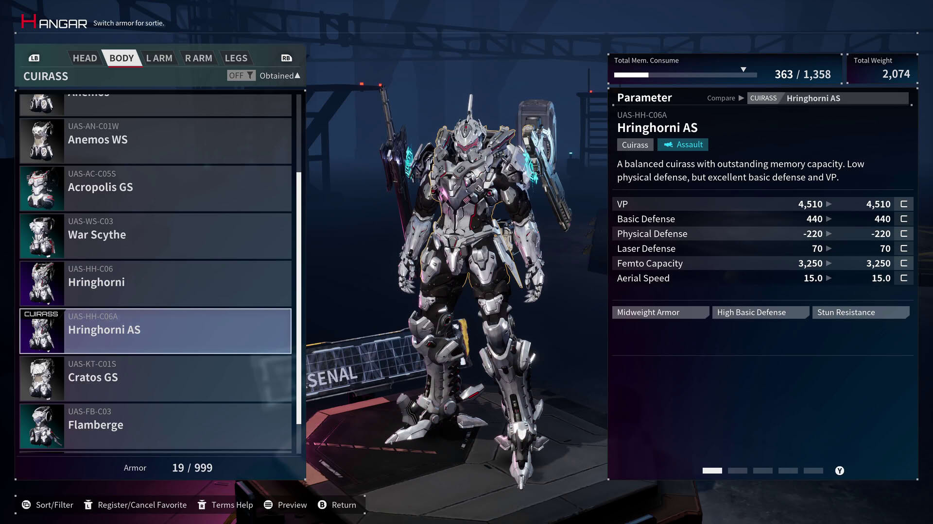 Screenshot for Daemon x Machina: Titanic Scion