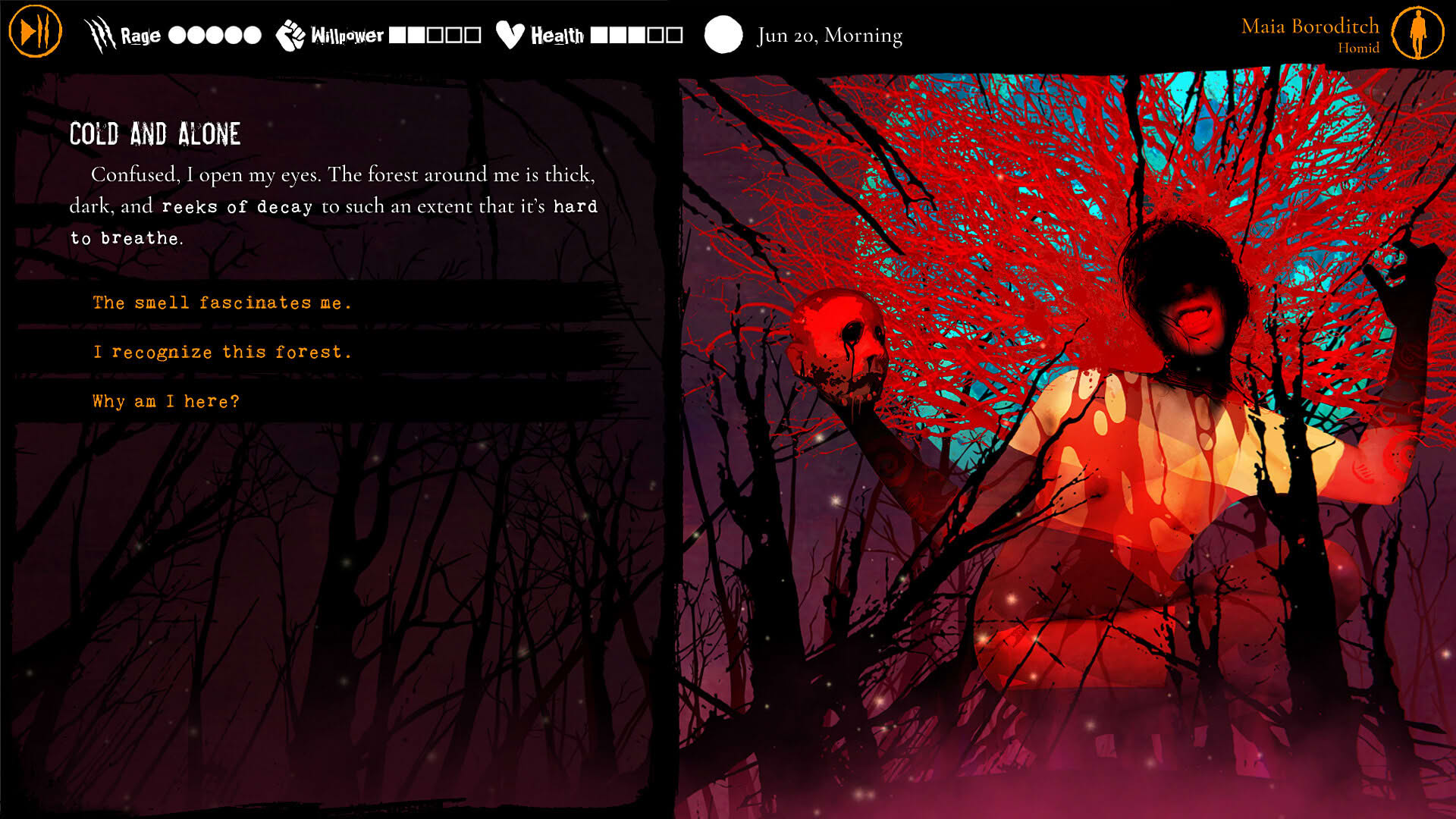 Screenshot for Werewolf: The Apocalypse - Heart of the Forest