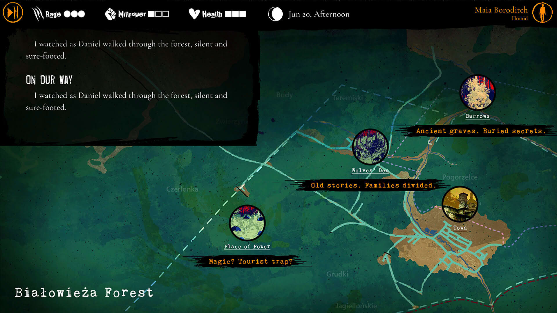 Screenshot for Werewolf: The Apocalypse - Heart of the Forest