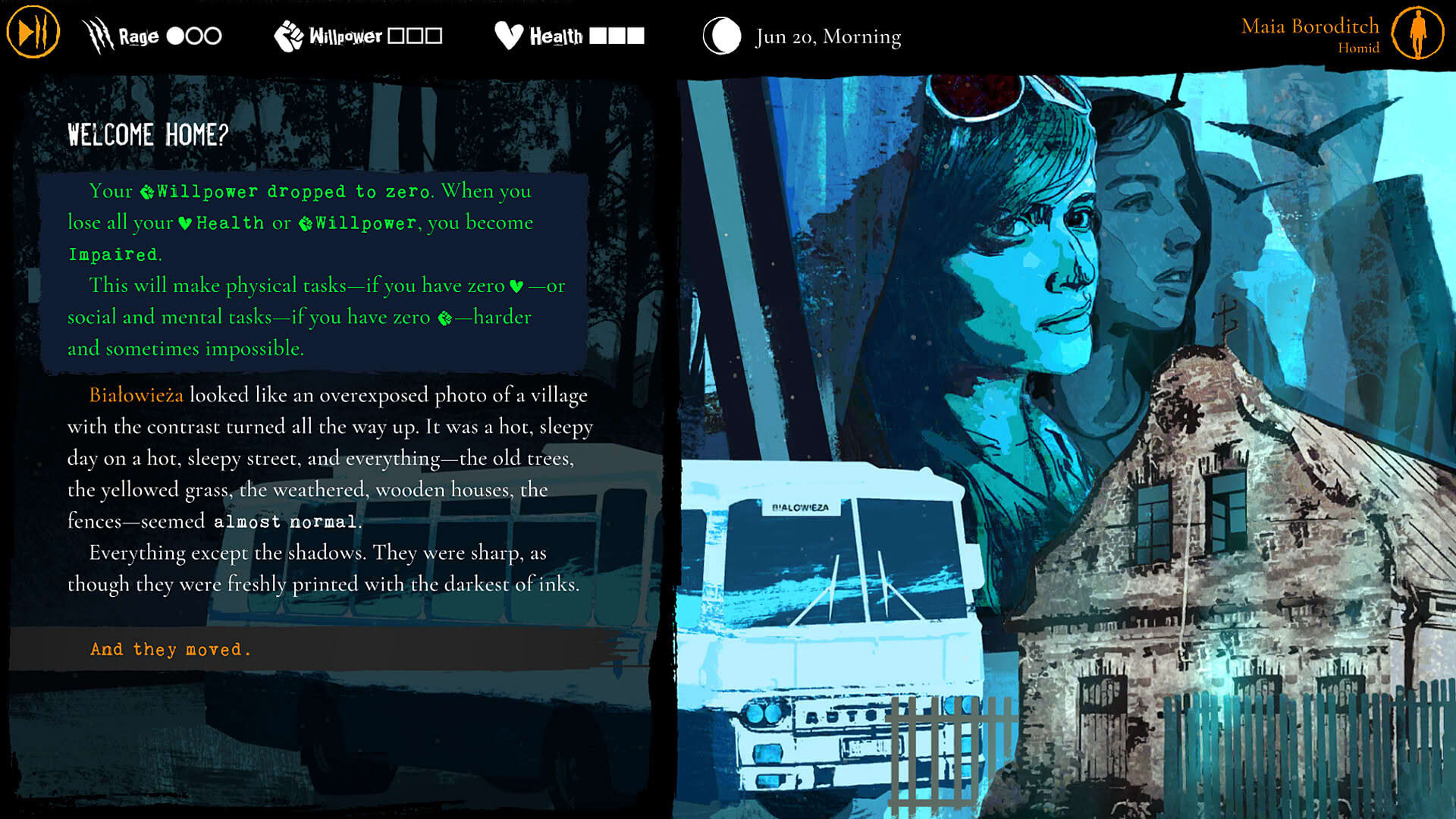 Screenshot for Werewolf: The Apocalypse - Heart of the Forest