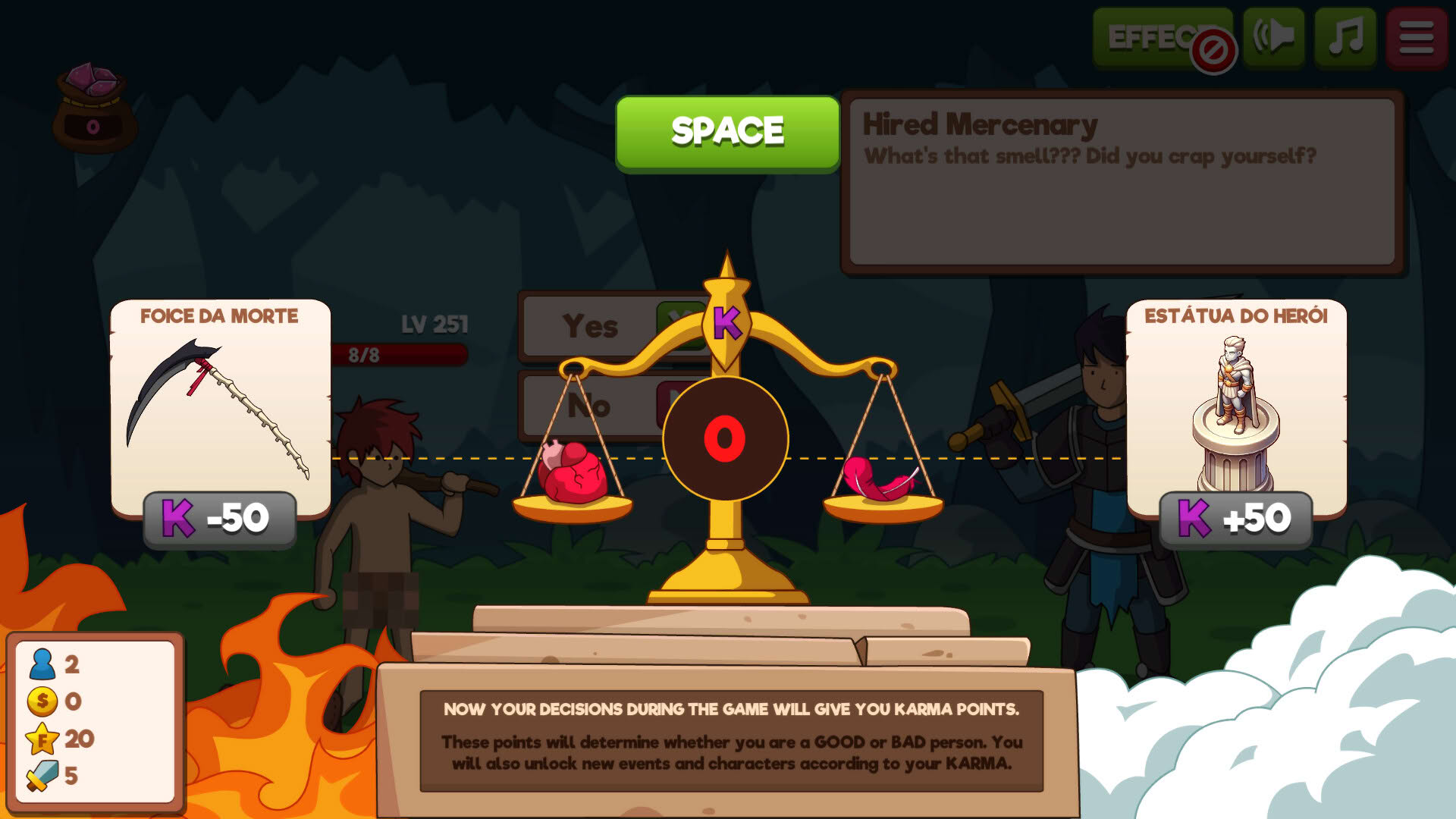 Screenshot for Who Needs a Hero?