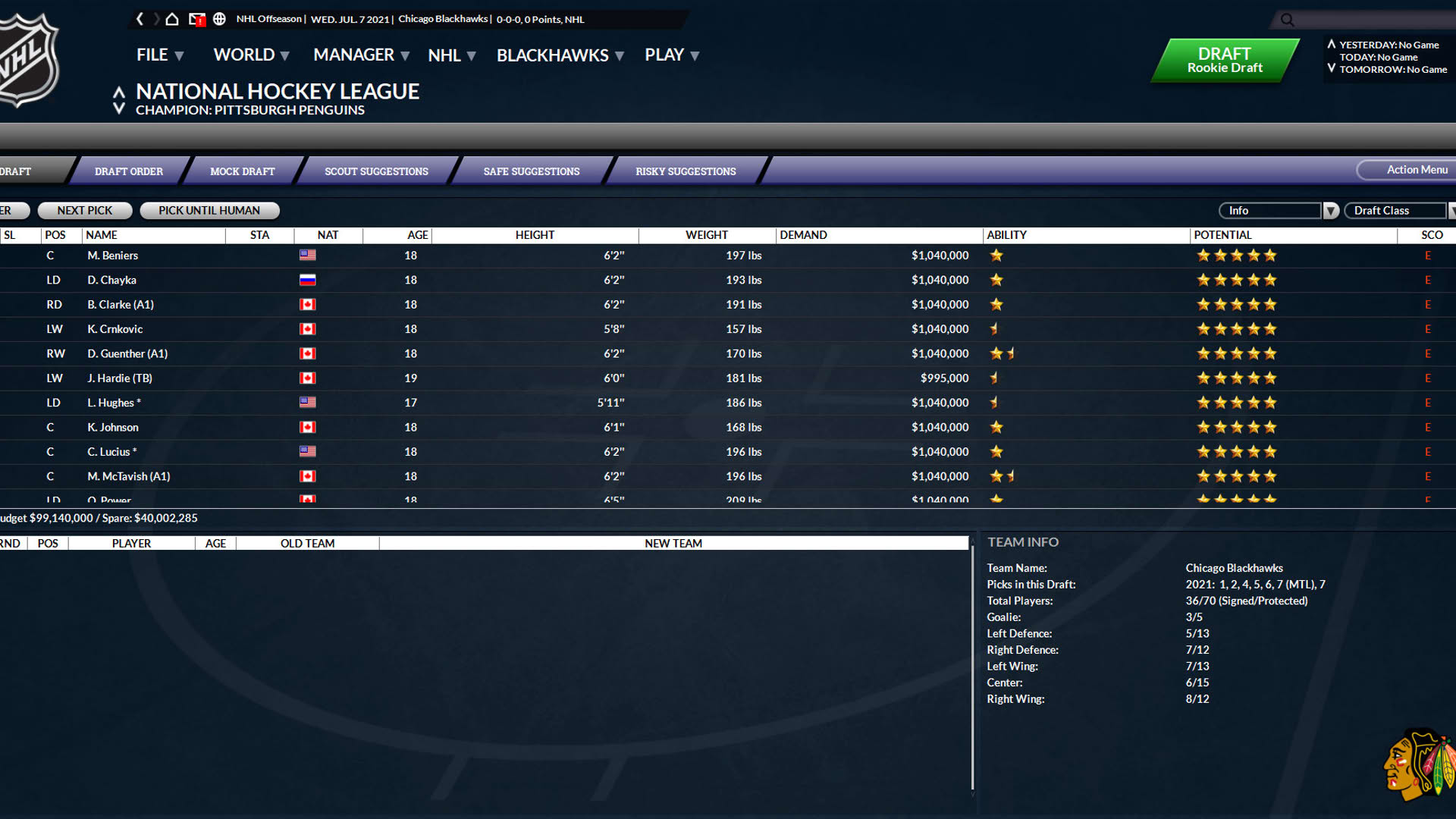 Screenshot for Franchise Hockey Manager 7