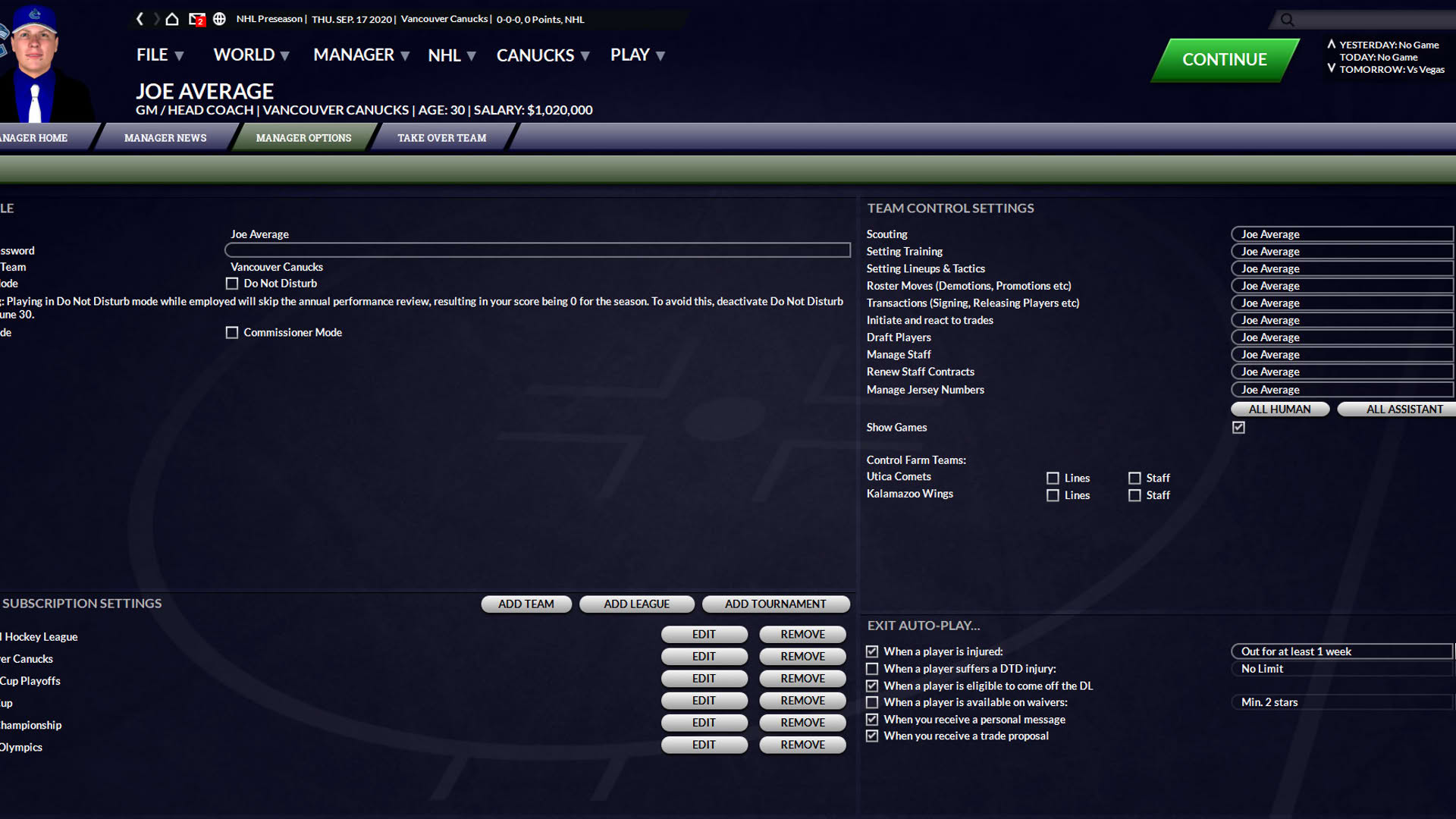 Screenshot for Franchise Hockey Manager 7