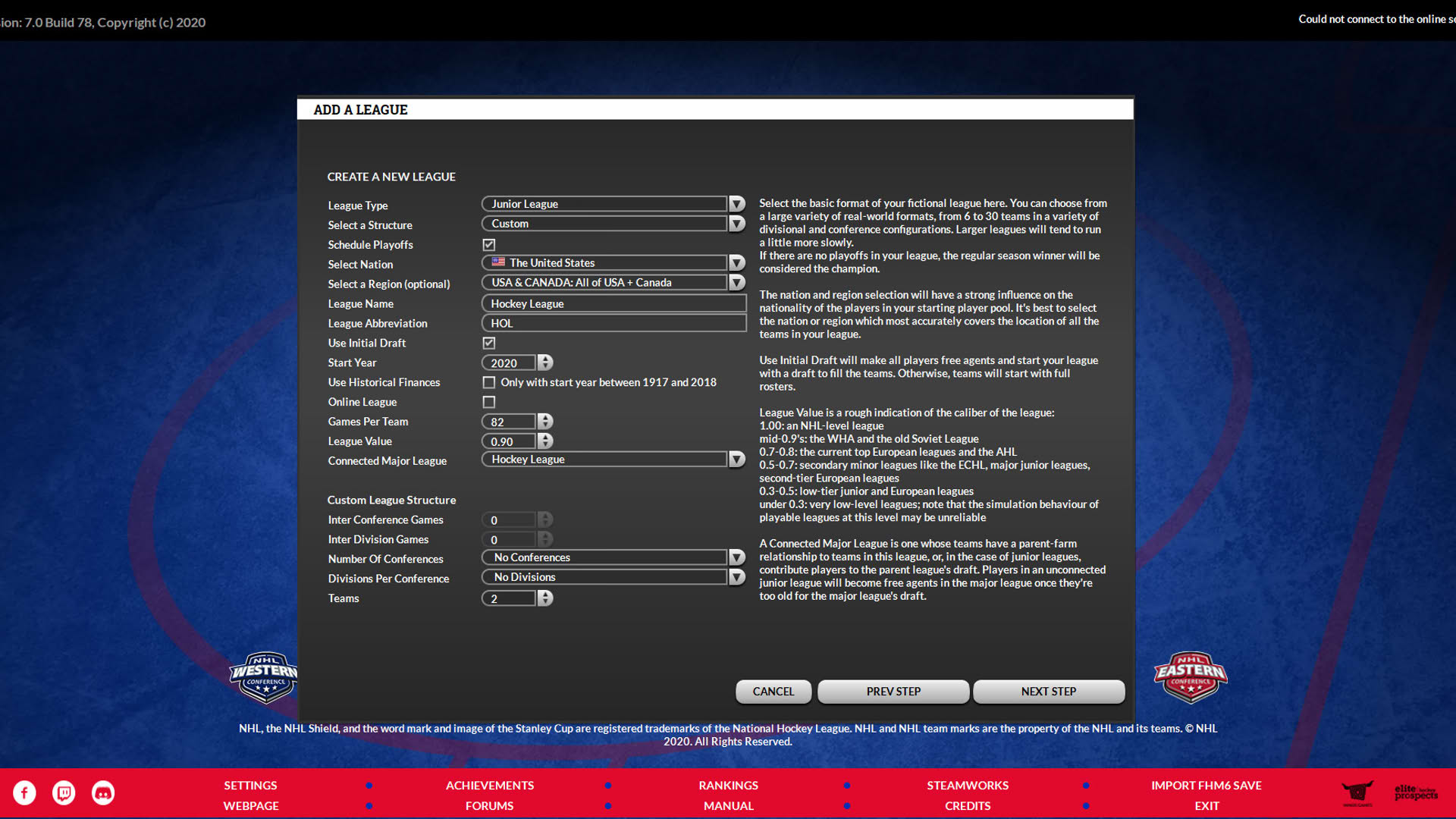 Screenshot for Franchise Hockey Manager 7