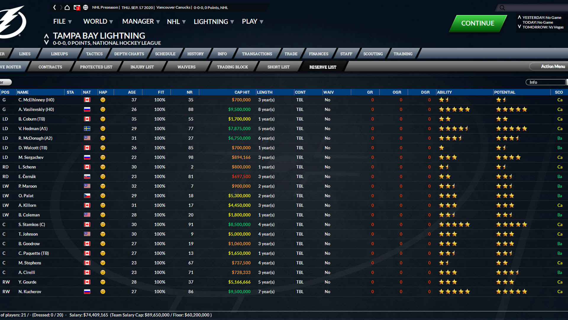 Screenshot for Franchise Hockey Manager 7