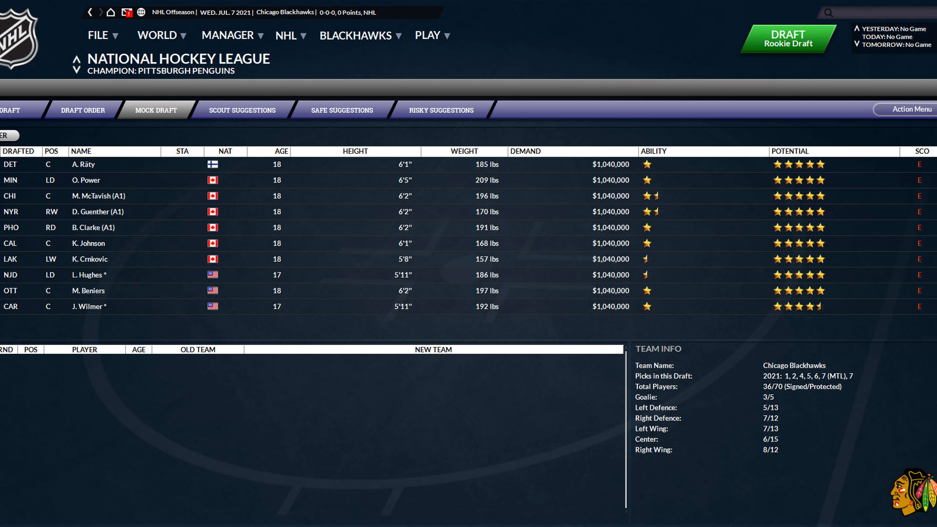Screenshot for Franchise Hockey Manager 7
