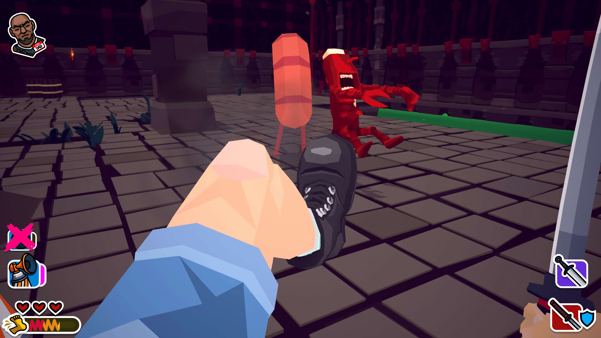 Screenshot for Dad by the Sword