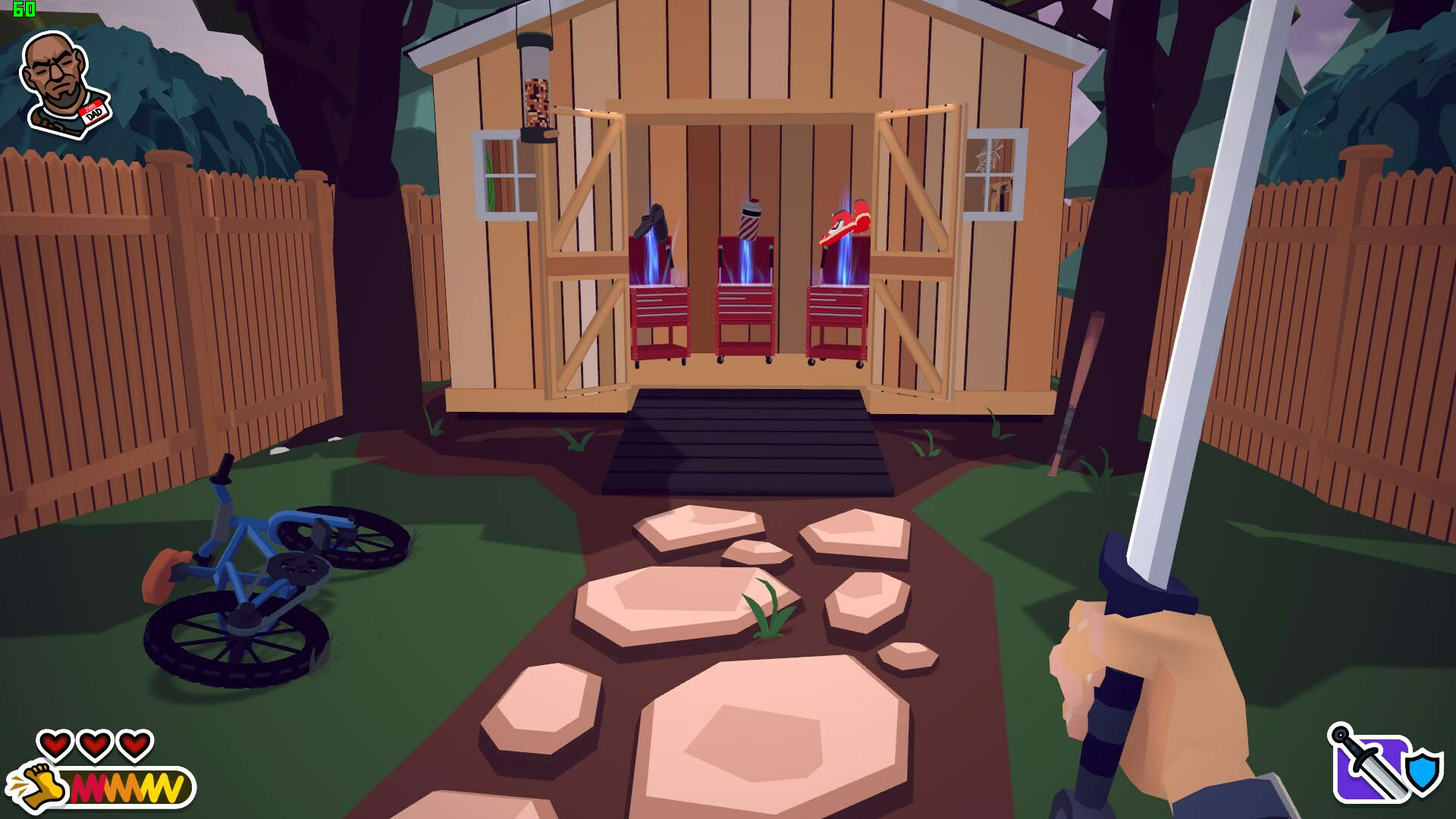Screenshot for Dad by the Sword