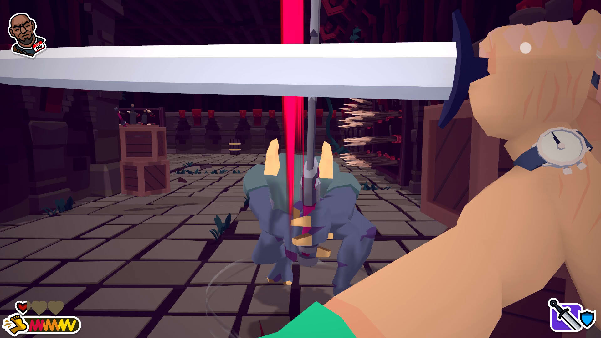 Screenshot for Dad by the Sword