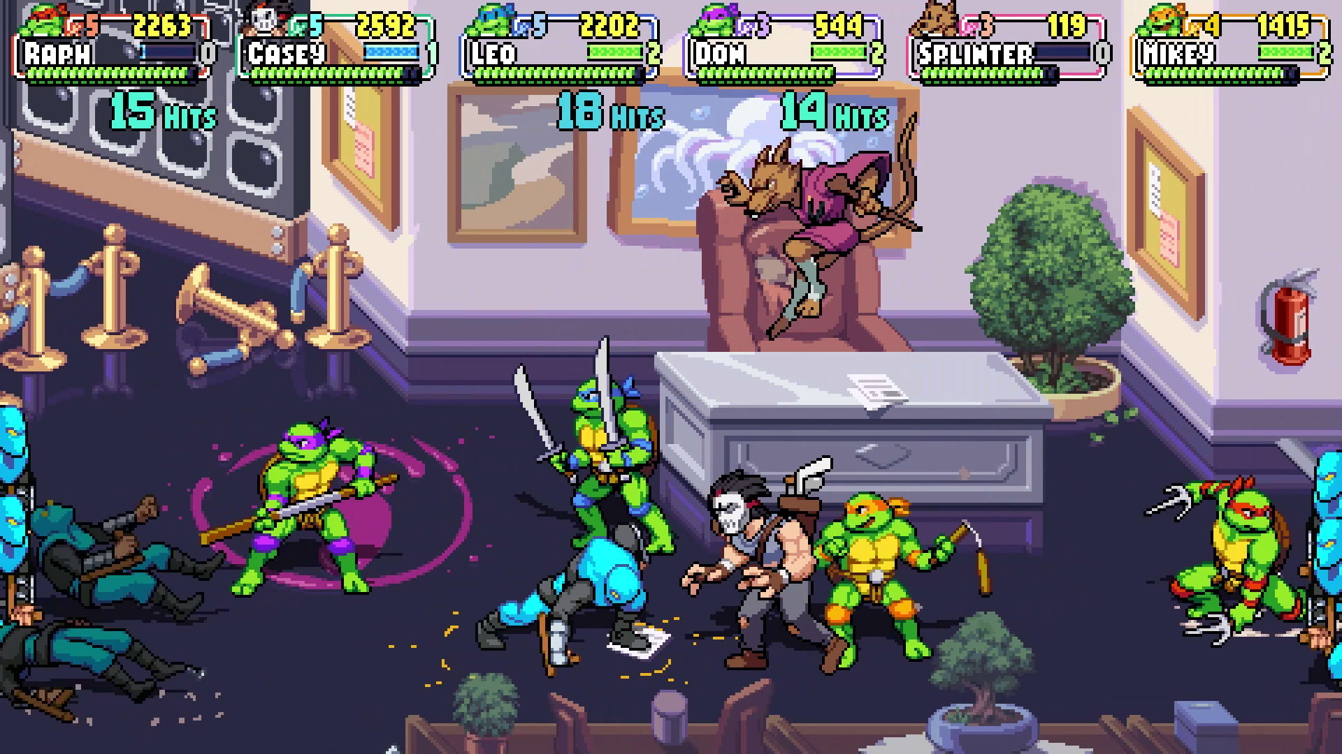 Screenshot for Teenage Mutant Ninja Turtles: Shredder's Revenge