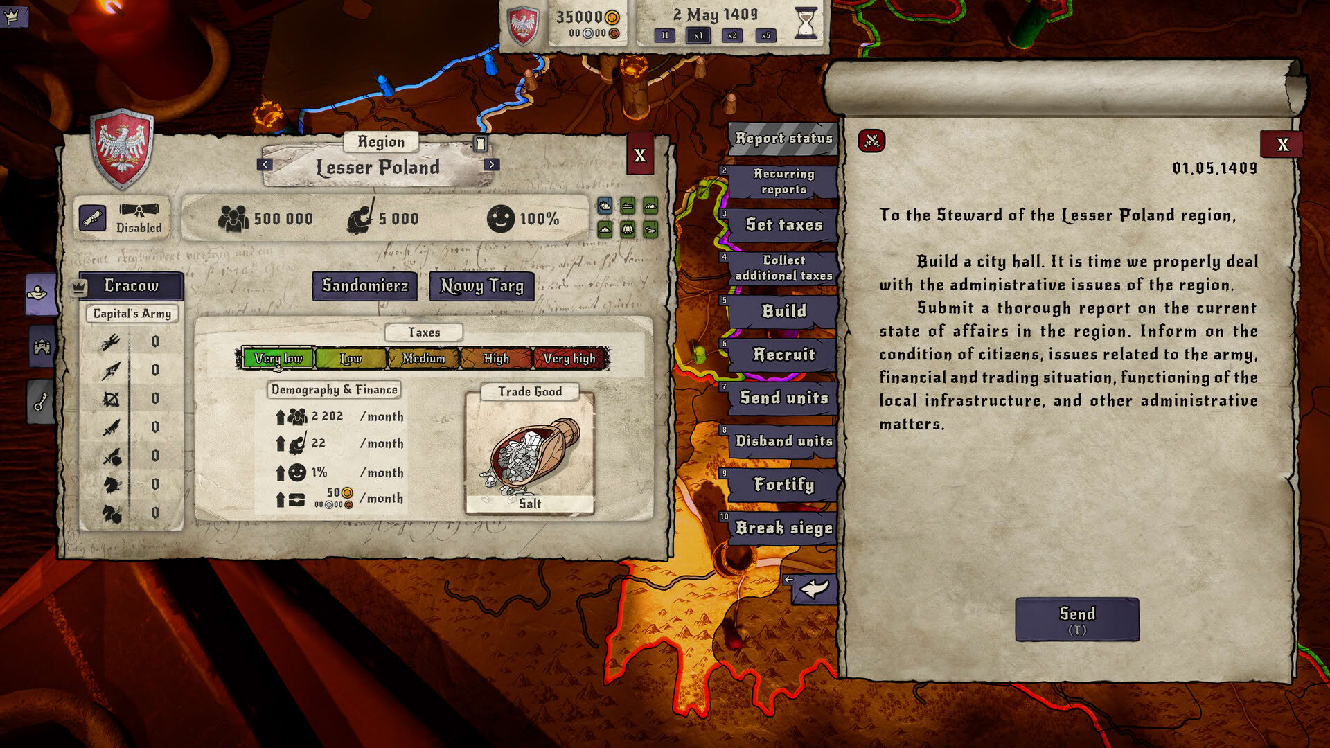 Screenshot for King's Orders
