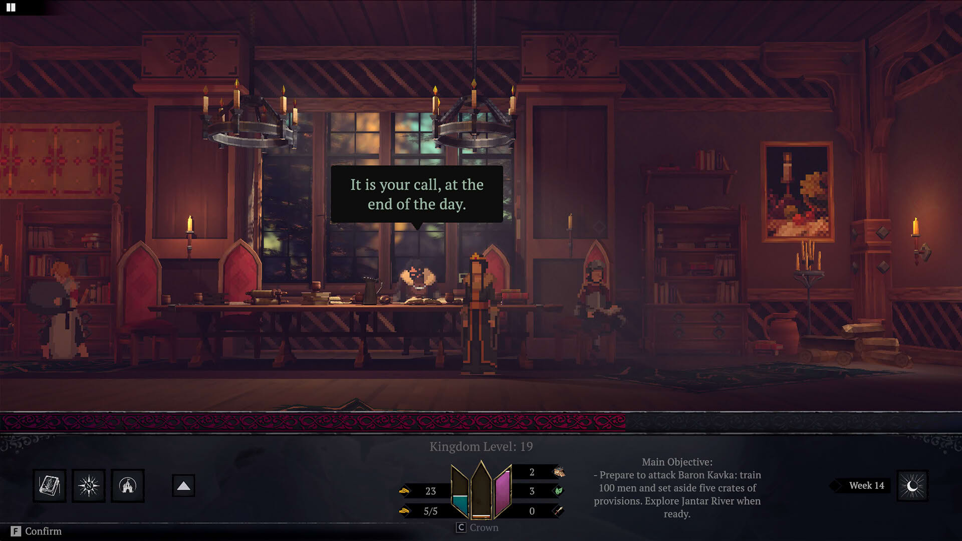 Screenshot for Yes, Your Grace: Snowfall