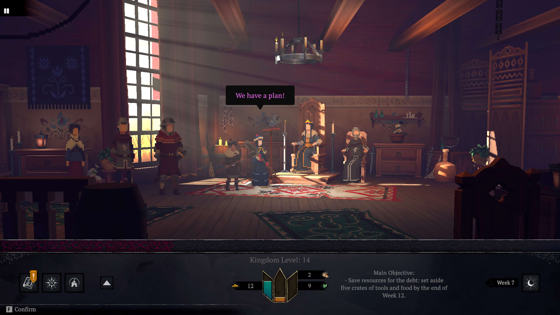 Screenshot for Yes, Your Grace: Snowfall