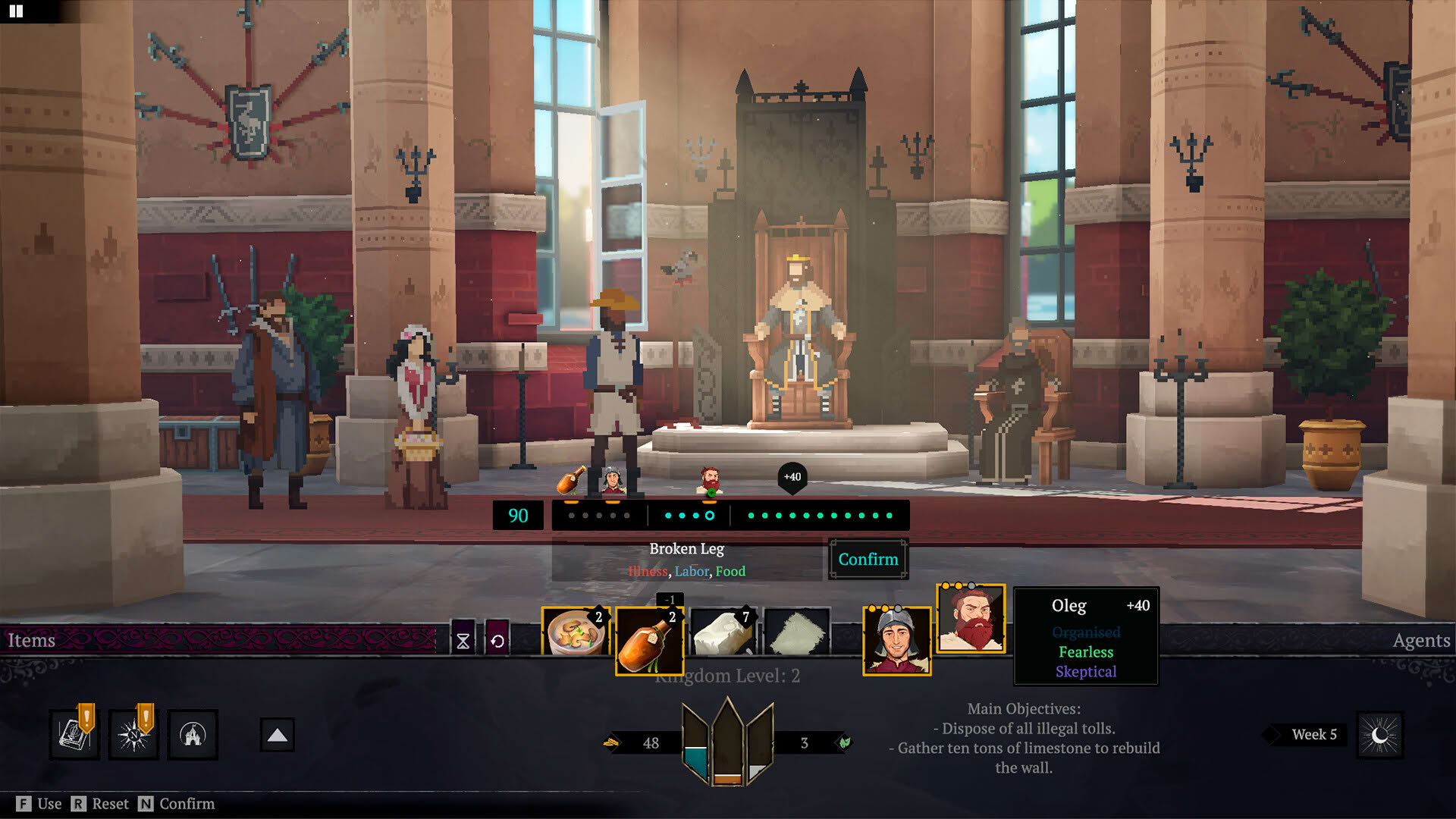 Screenshot for Yes, Your Grace: Snowfall