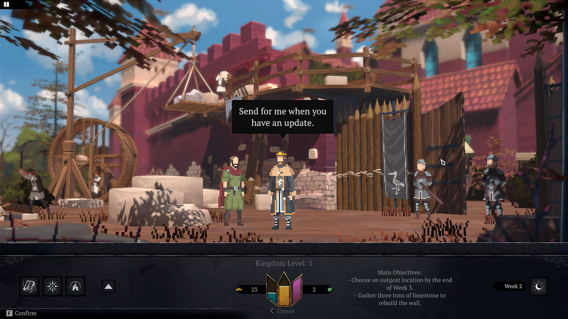 Screenshot for Yes, Your Grace: Snowfall