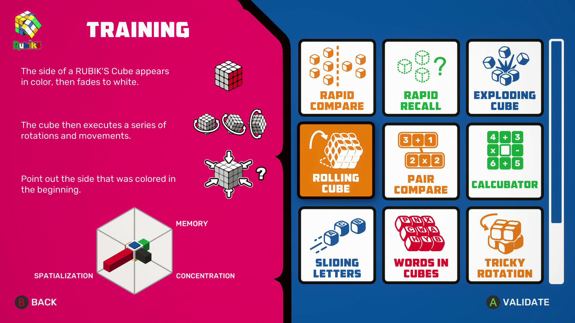 Screenshot for Professor Rubik's Brain Fitness