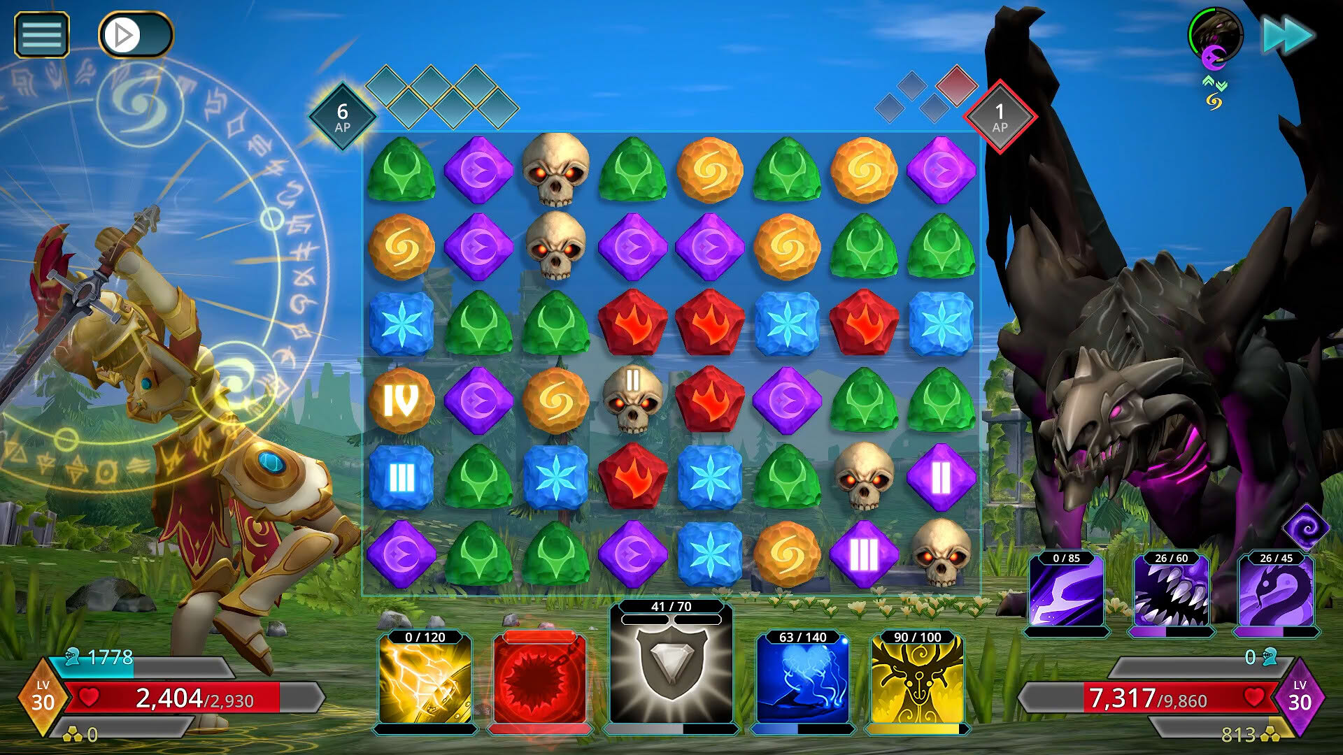 Screenshot for Puzzle Quest 3
