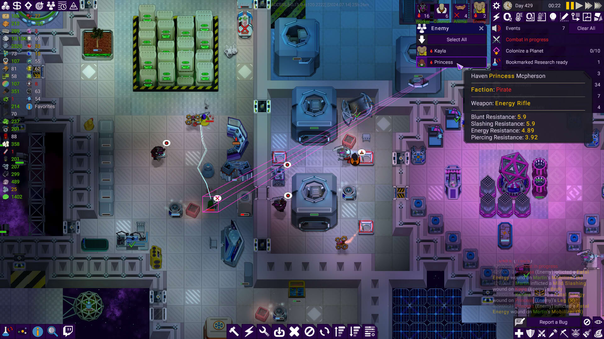 Screenshot for Stardeus