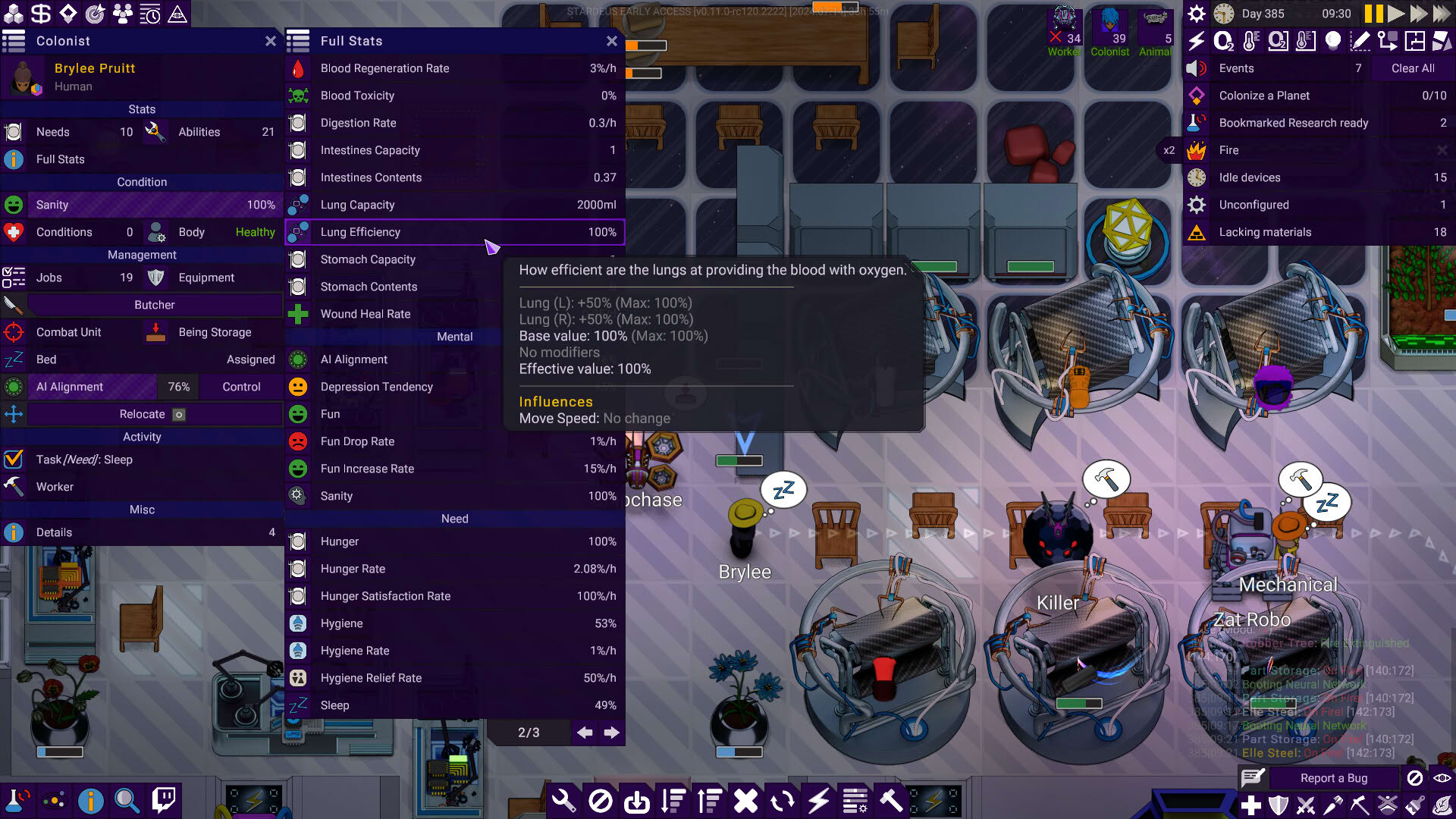 Screenshot for Stardeus