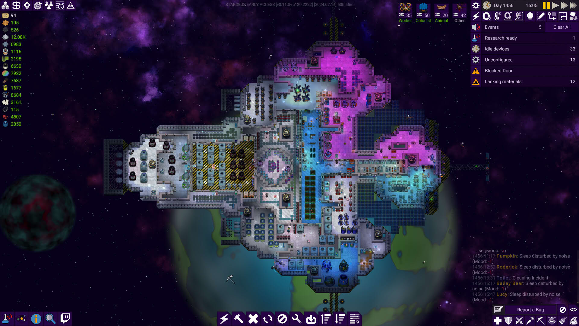 Screenshot for Stardeus
