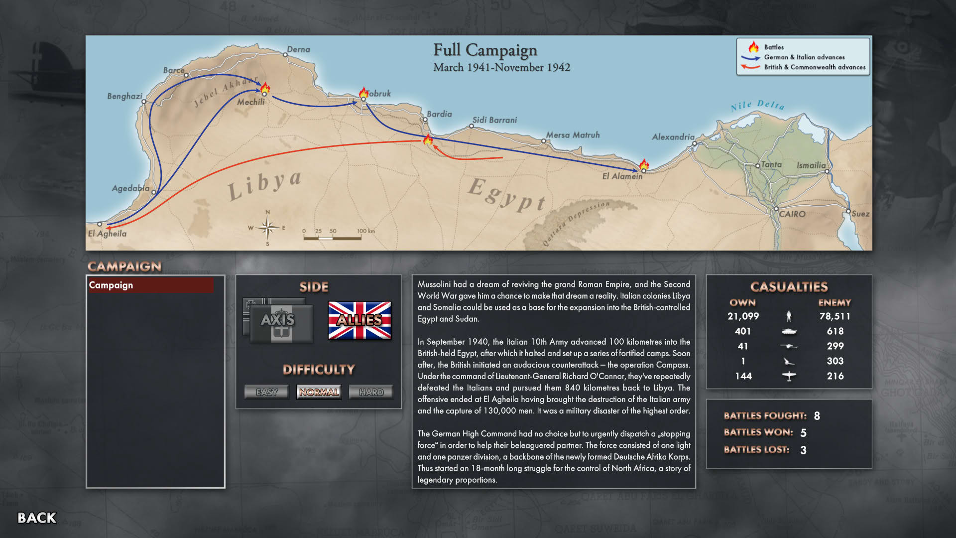 Screenshot for Attack at Dawn: North Africa