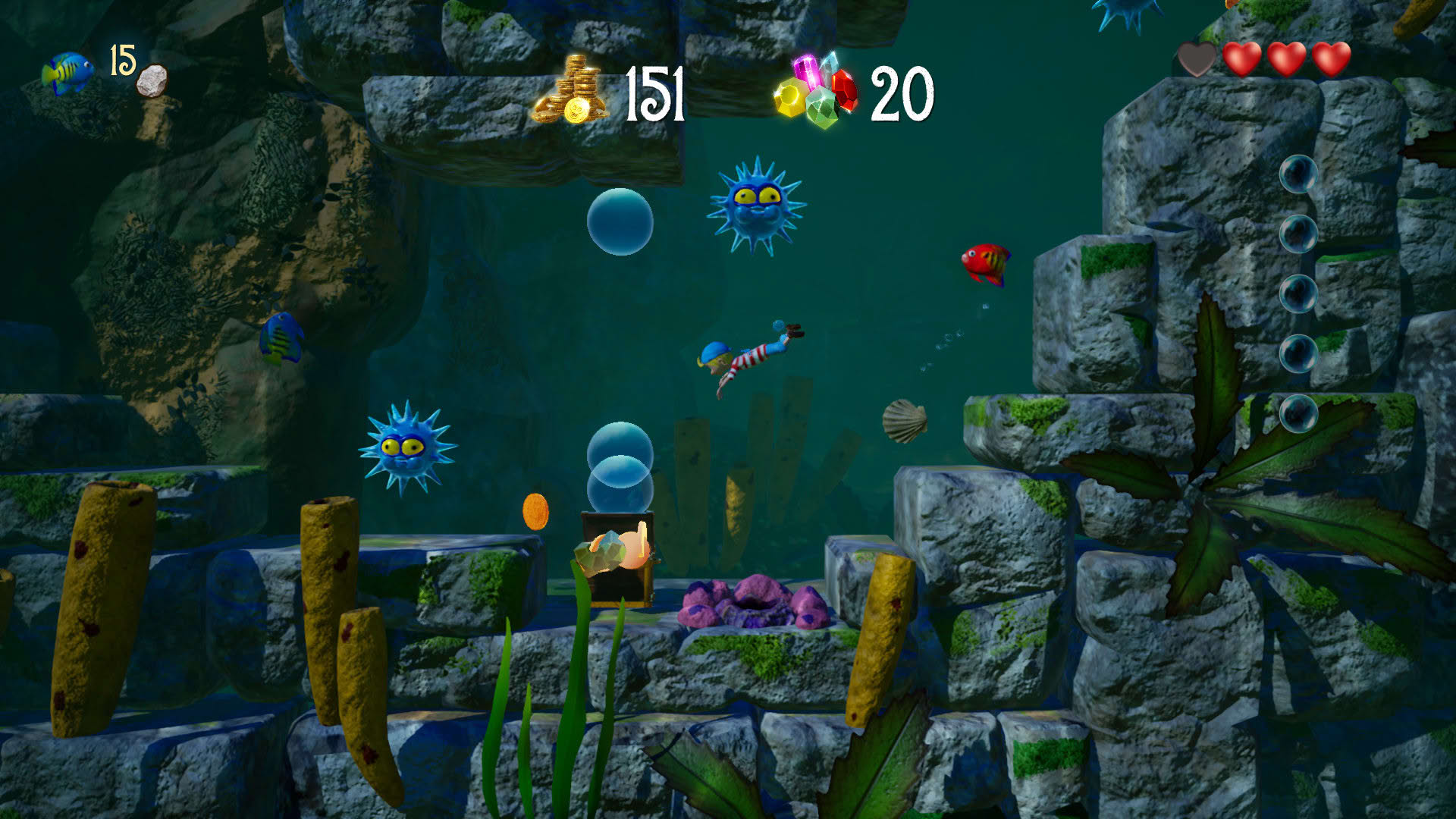 Screenshot for Captain Sabertooth and the Magic Diamond