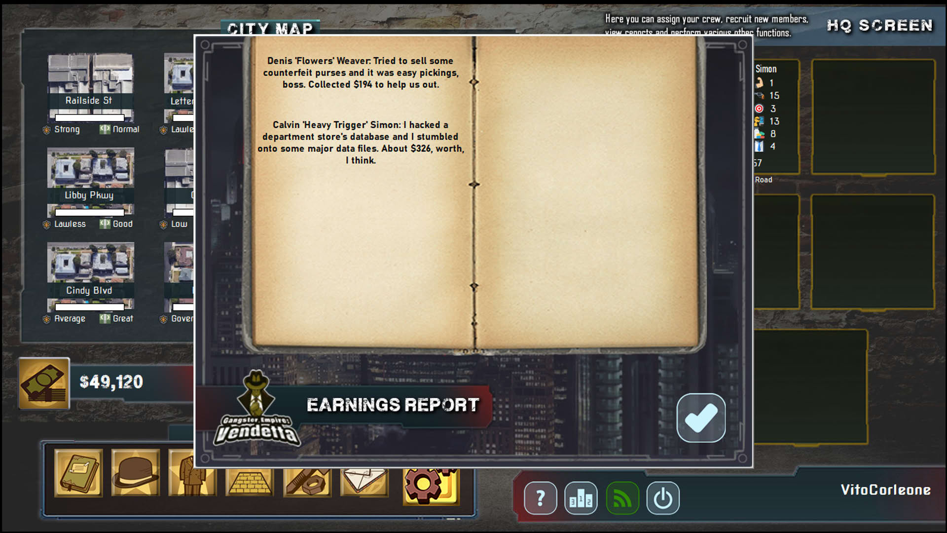 Screenshot for Gangster Empire: Vendetta