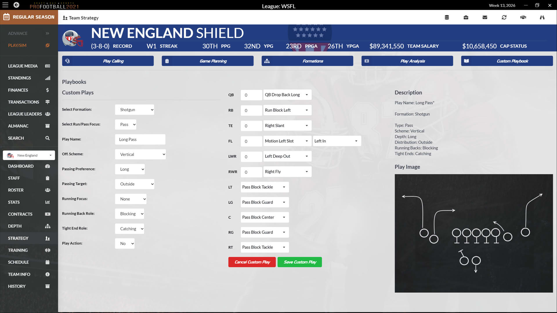Screenshot for Draft Day Sports: Pro Football 2021
