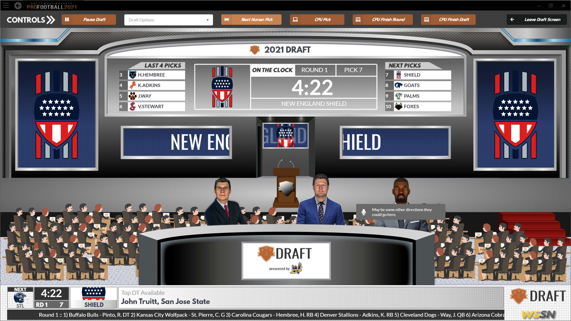 Screenshot for Draft Day Sports: Pro Football 2021