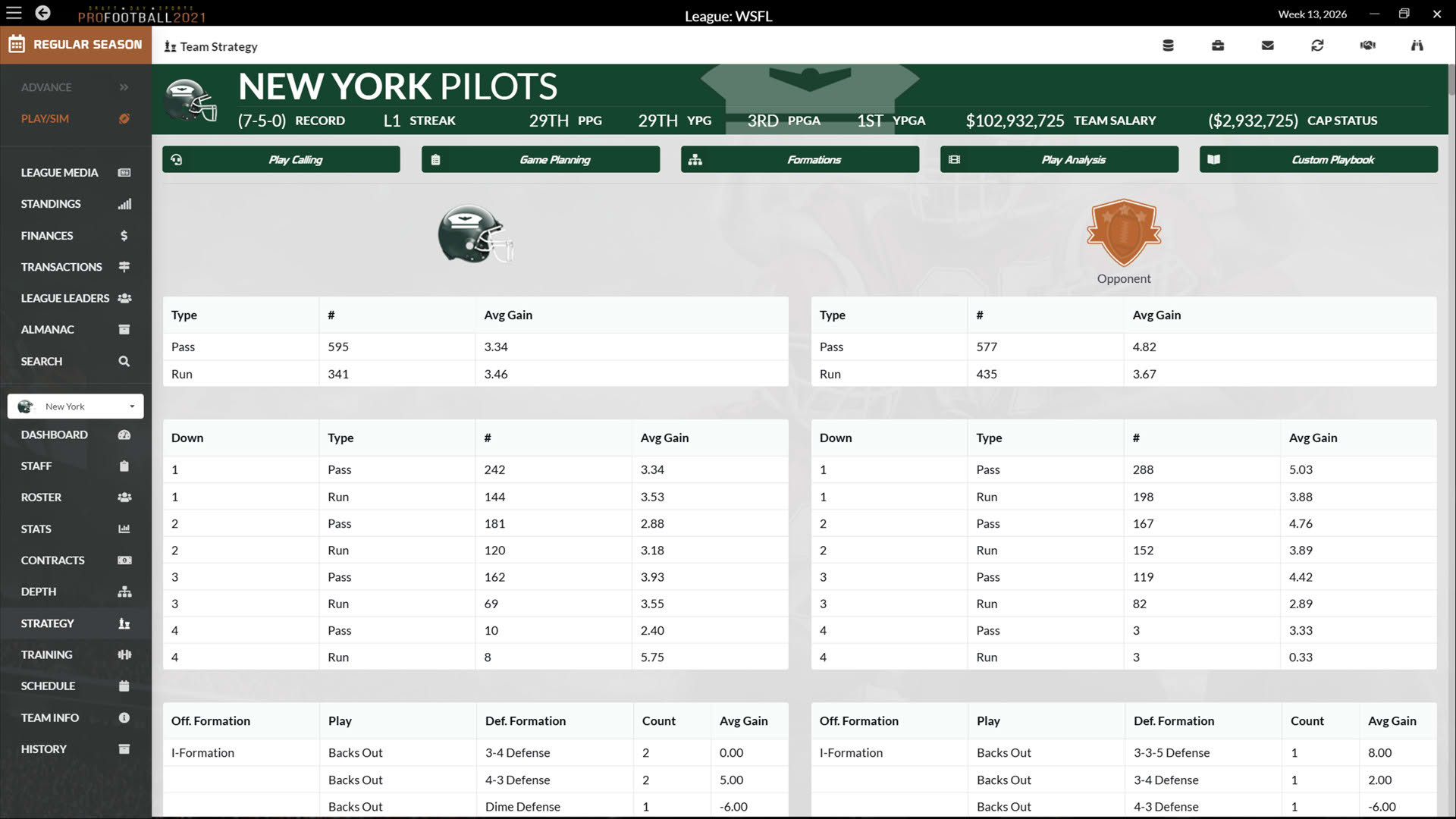 Screenshot for Draft Day Sports: Pro Football 2021