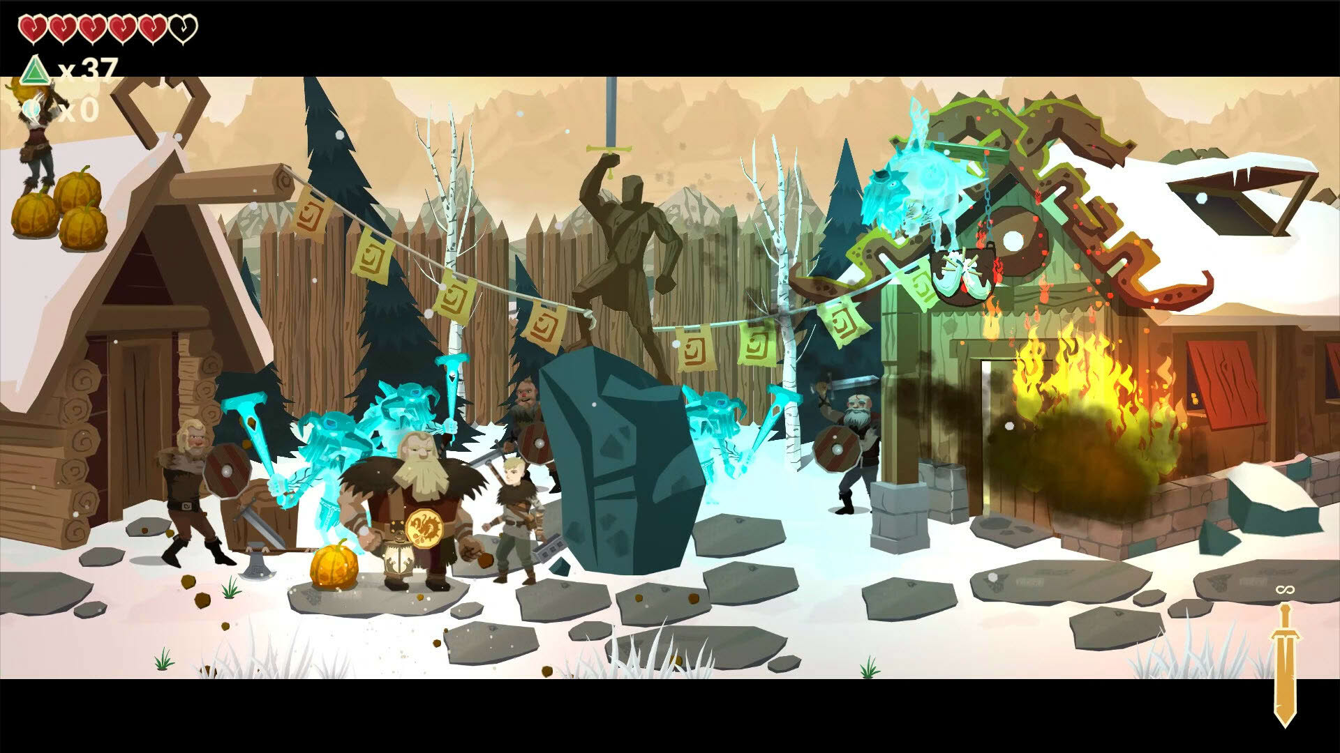 Screenshot for Leif's Adventure: Netherworld Hero