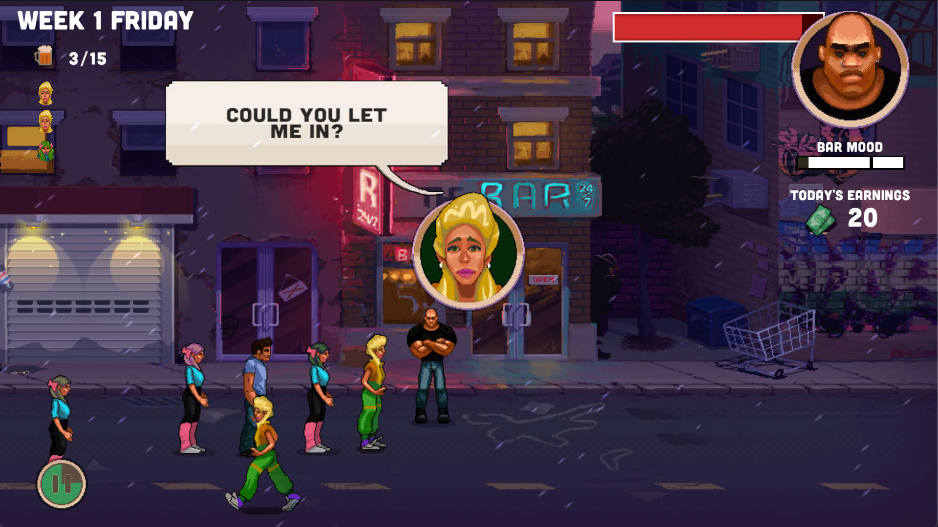 Screenshot for Bouncer Story
