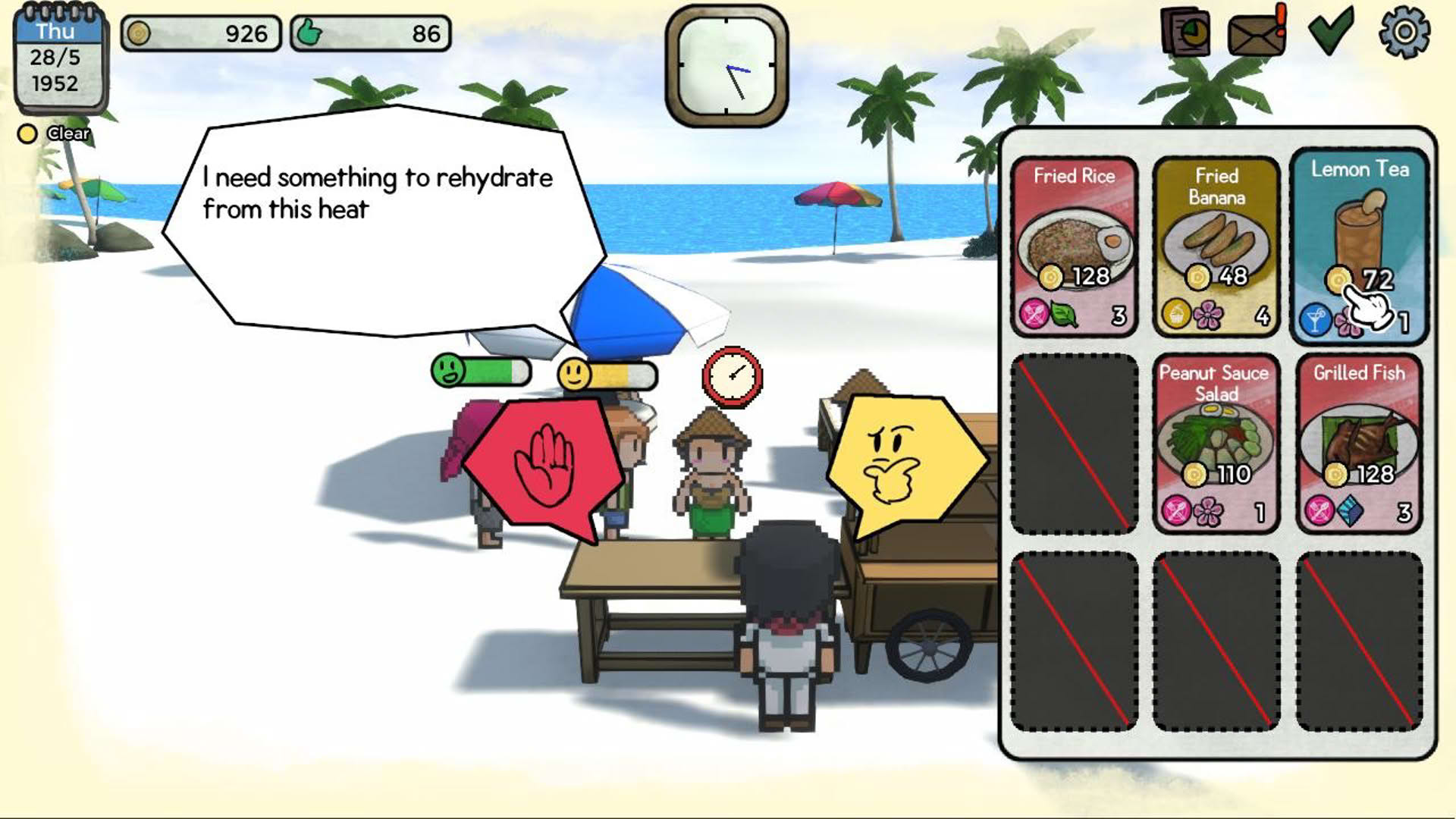 Screenshot for Seaside Cafe Story